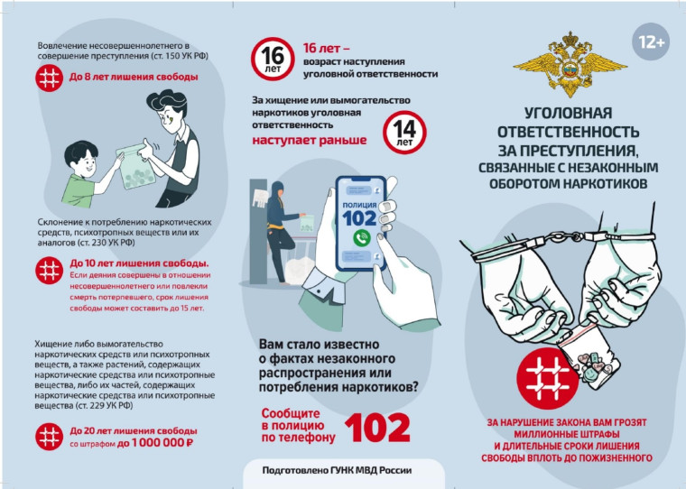 Об уголовной ответственности за преступления, связанные с незаконным оборотом наркотиков.